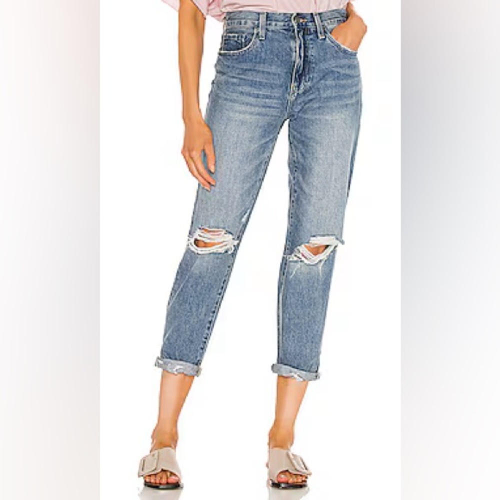 PISTOLA Presley High Rise Relaxed Roller Jeans Size 28 Los Feliz